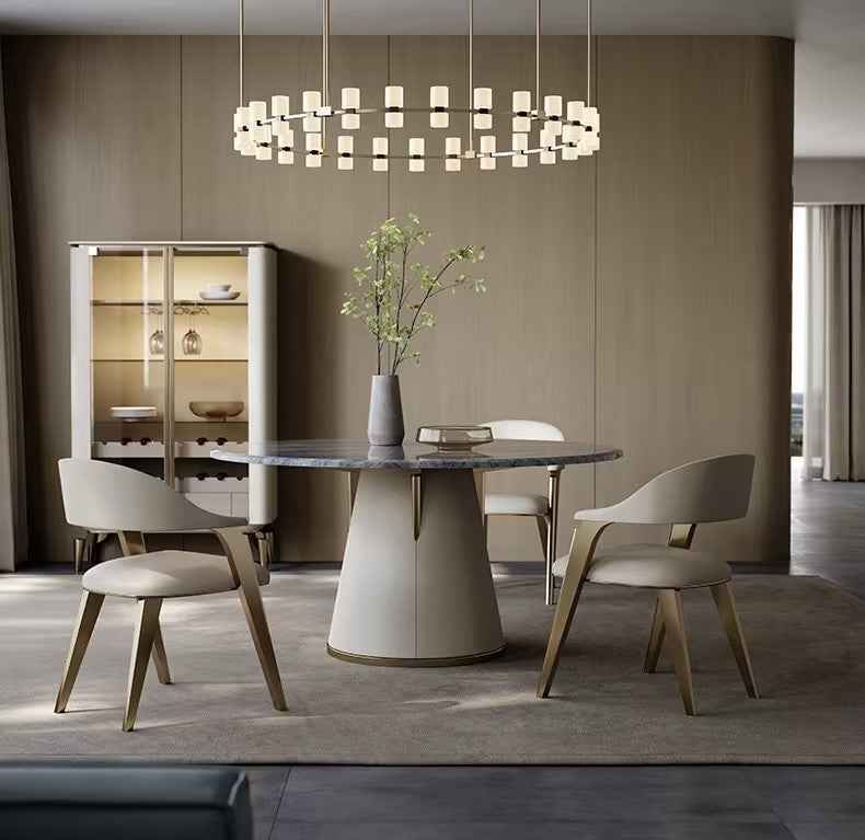 Upholstered PU Leather Dinging Chairs