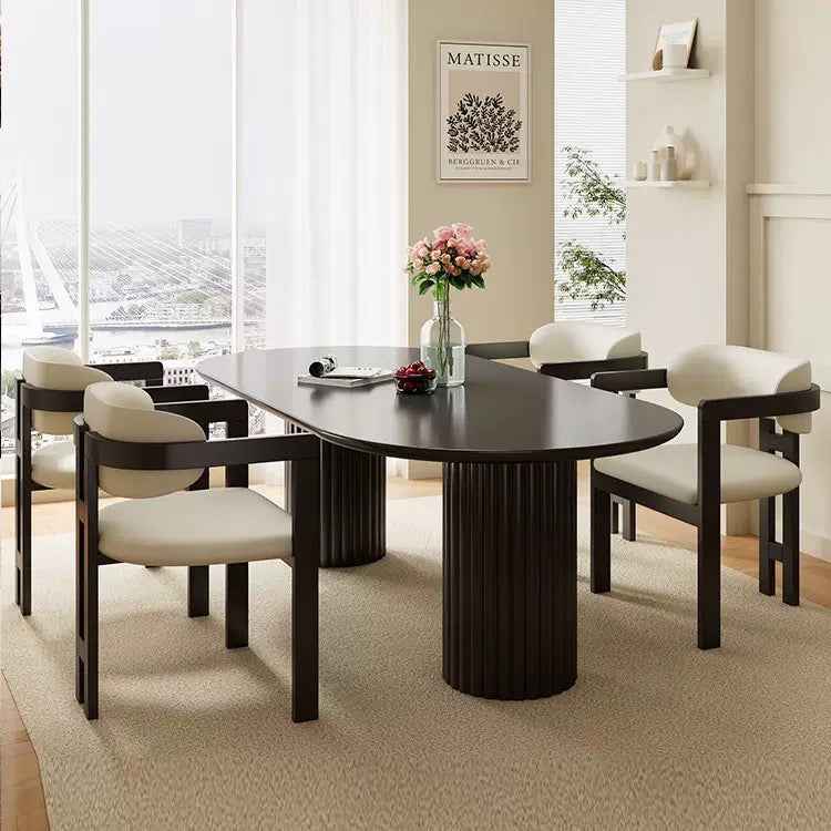 Ash Wooden Kitchen chair Modern Fabric Leather Velvet wood Dining Room Chair Farmhouse Kitchen Side Chairs Set