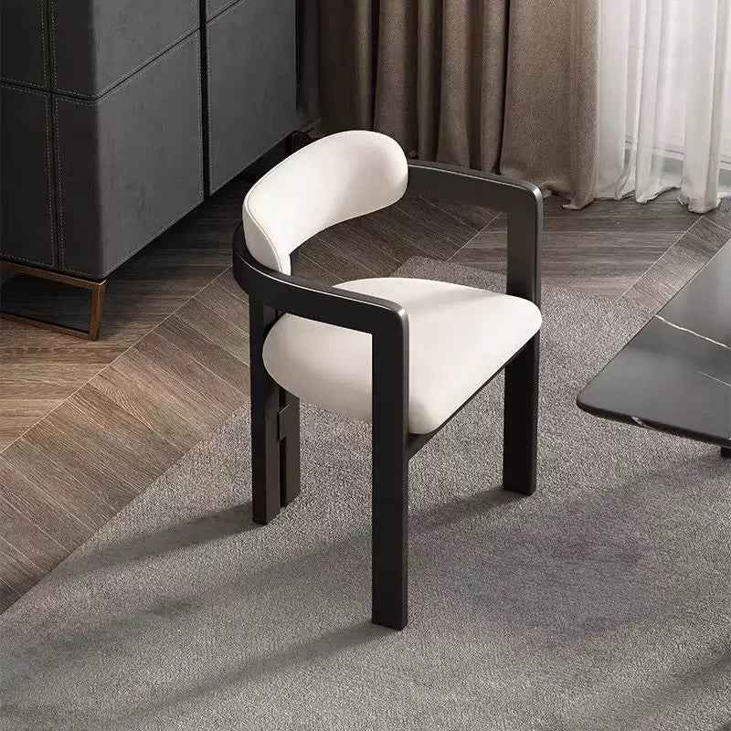 Ash Wooden Kitchen chair Modern Fabric Leather Velvet wood Dining Room Chair Farmhouse Kitchen Side Chairs Set