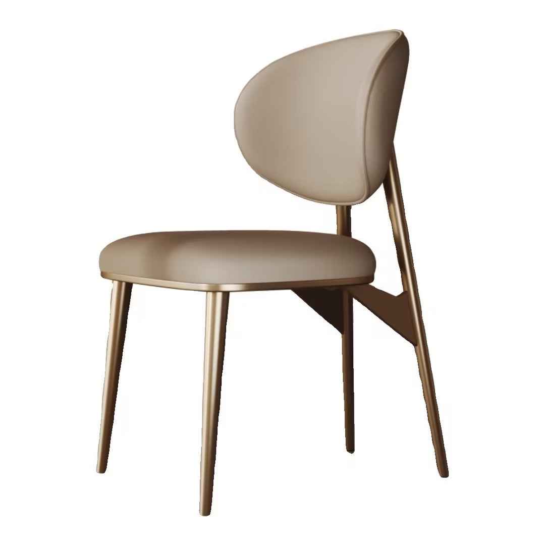 Stainless Steel PU leather Dining Chair