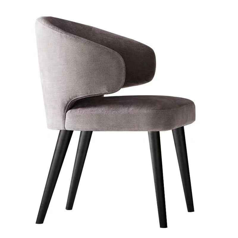 Velvet Brown blue Kitchen Dining Chairs Set of 8