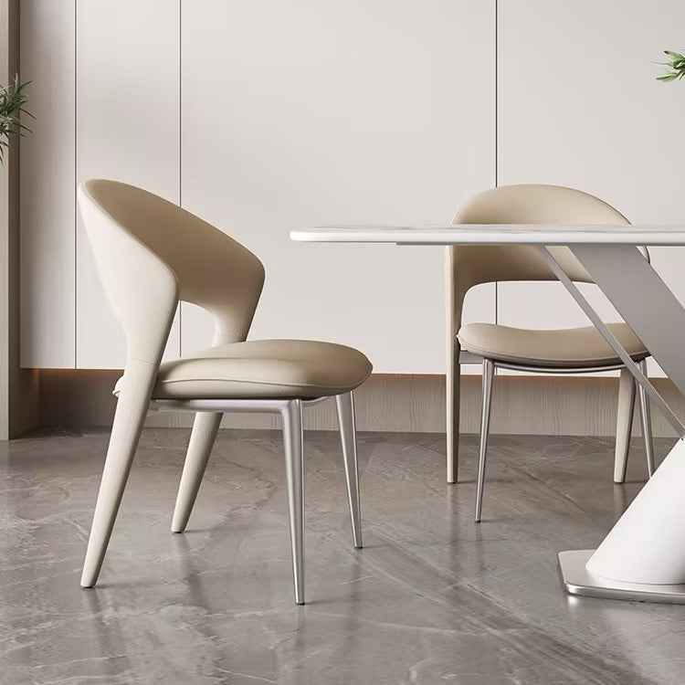 High quality Creamy white kitchen Dining Room Chair Furniture