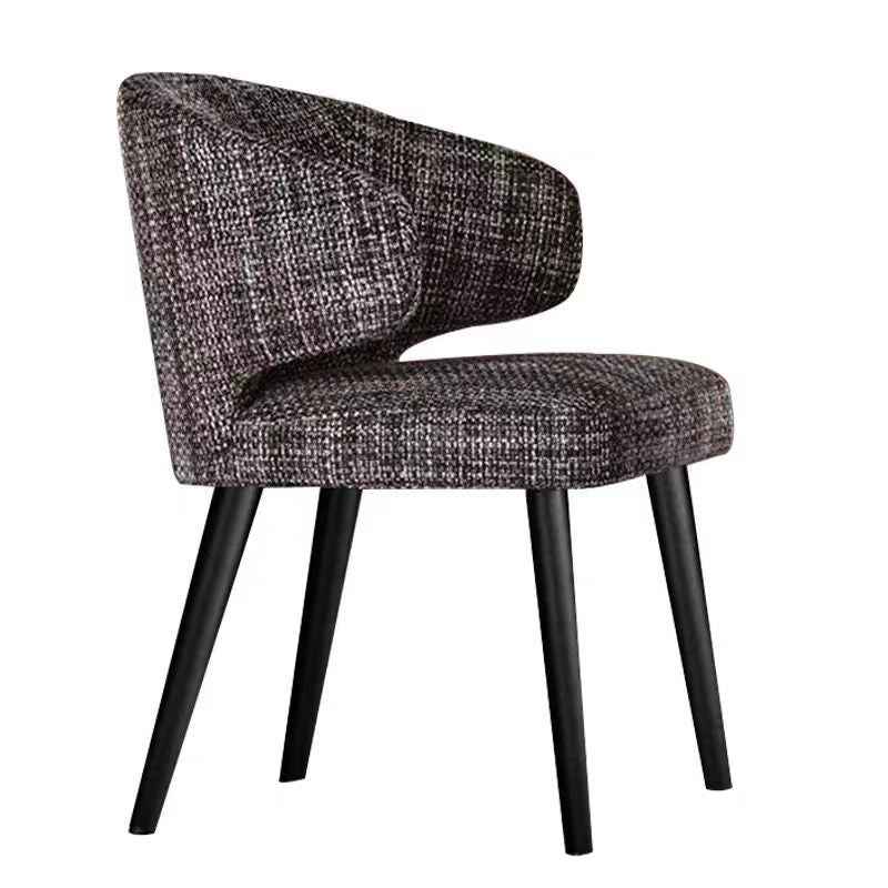 Velvet Brown blue Kitchen Dining Chairs Set of 8