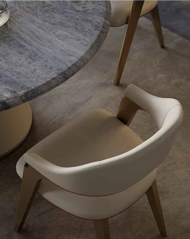 Upholstered PU Leather Dinging Chairs