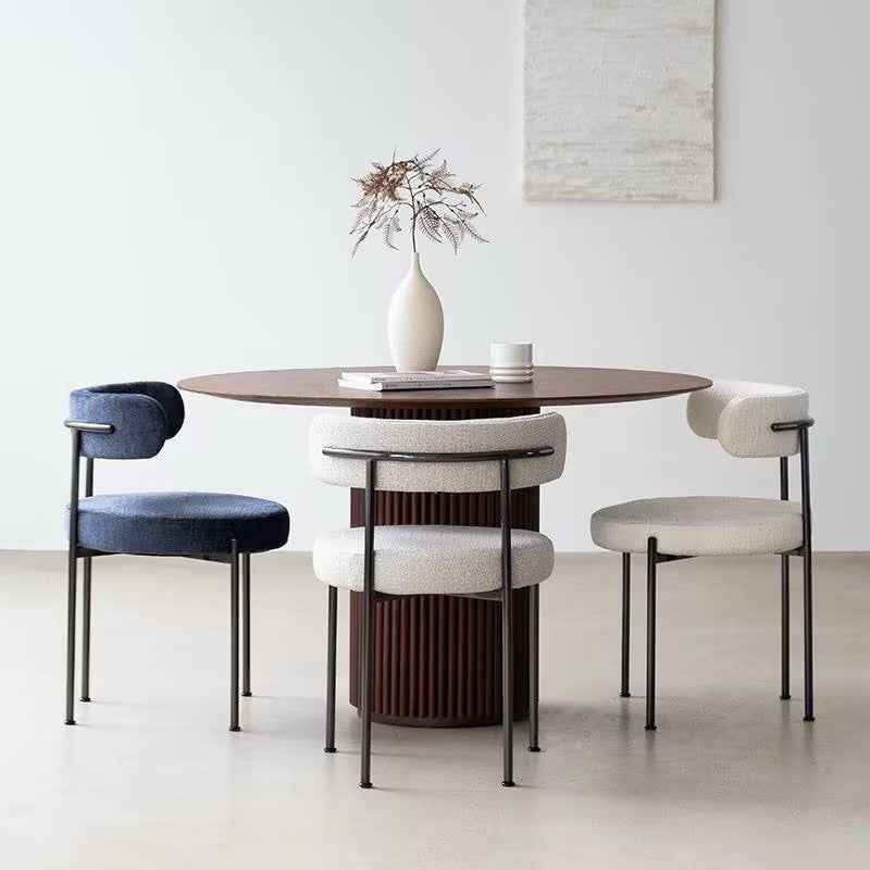 Velvet Stainless Steel Dining Chair