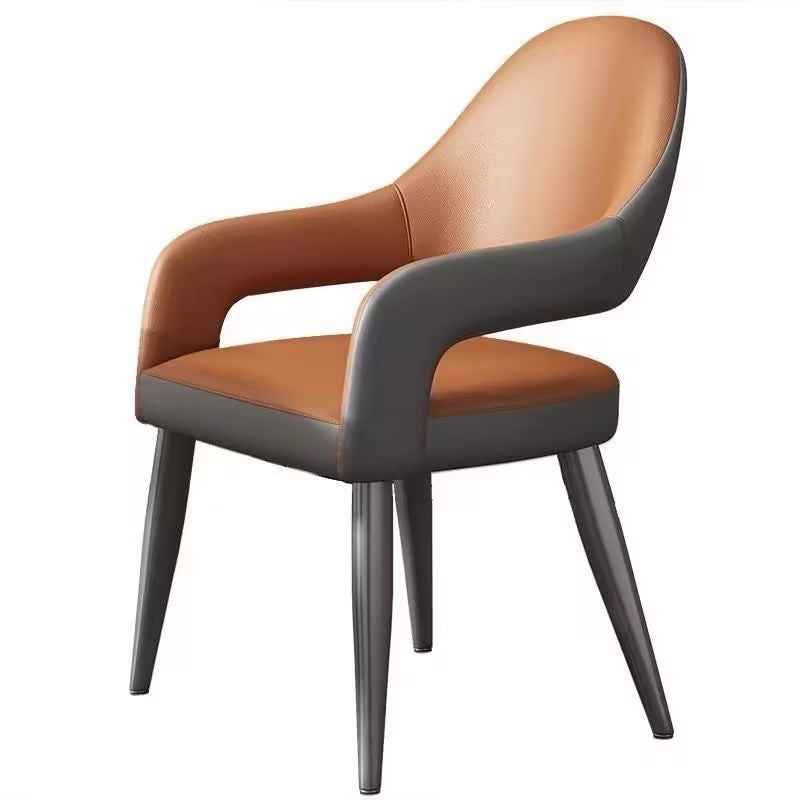 PU leather Stainless Steel Dining chair