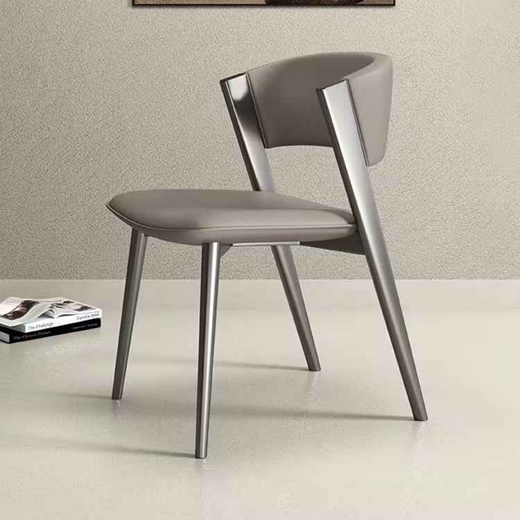 PU leather Stainless Steel Dining Room chair
