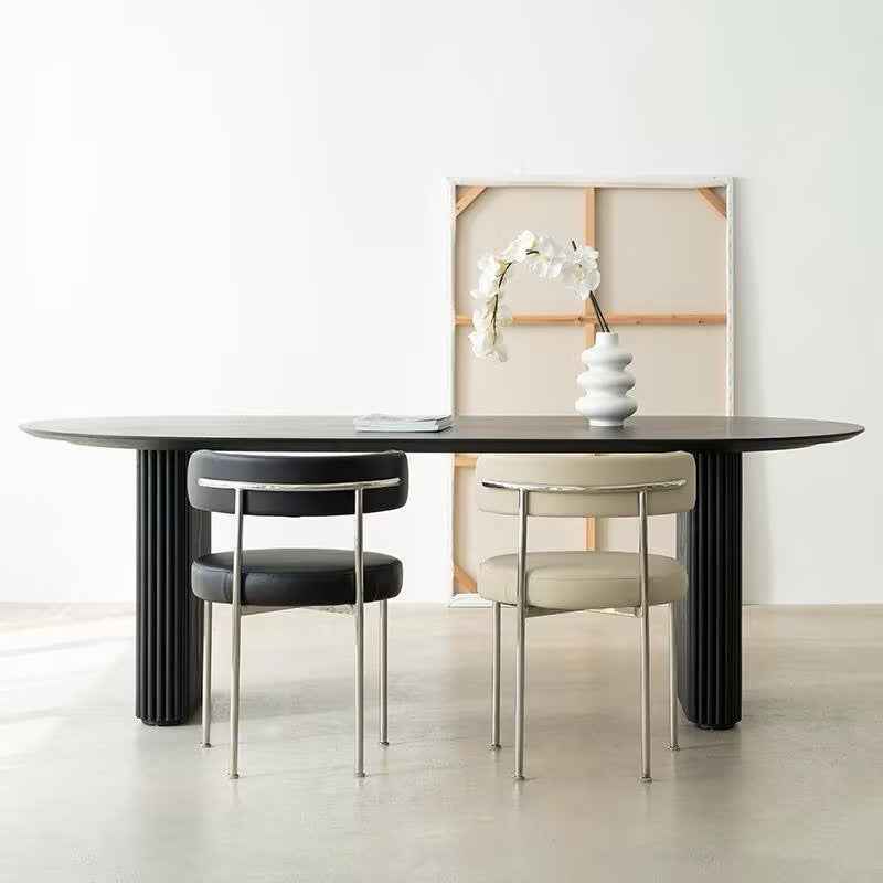 Velvet Stainless Steel Dining Chair