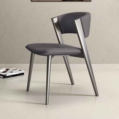 PU leather Stainless Steel Dining Room chair