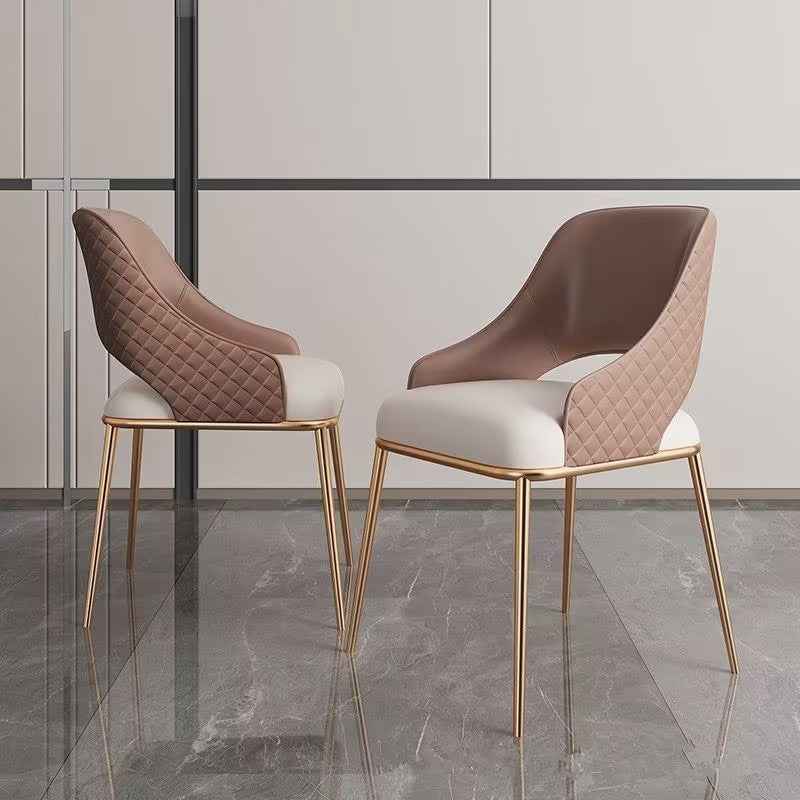 Brown Kitchen Dining Chairs Set of 6