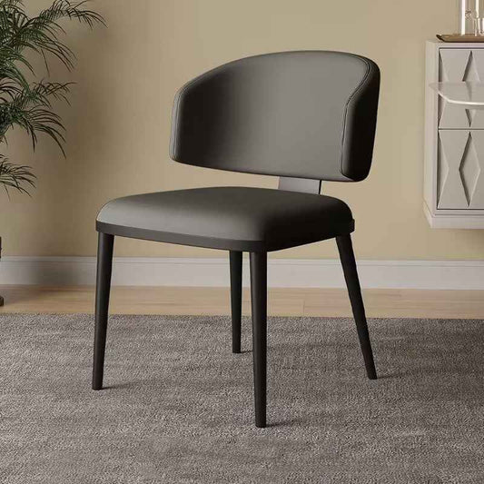 Leather Brown light brown Kitchen Dining Room chair for 6