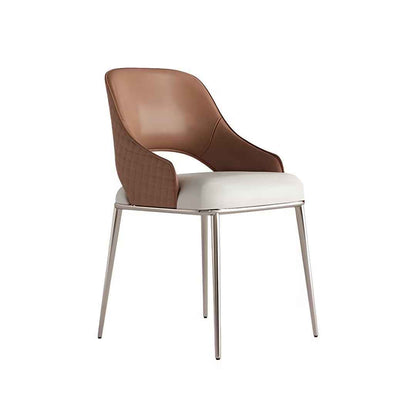 Brown Kitchen Dining Chairs Set of 6
